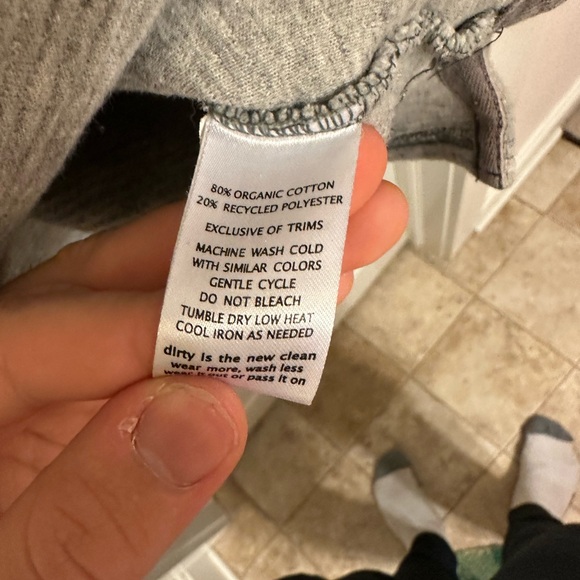 Toad&Co Heather Gray Men's Zip Up Sweater - Picture 4 of 4